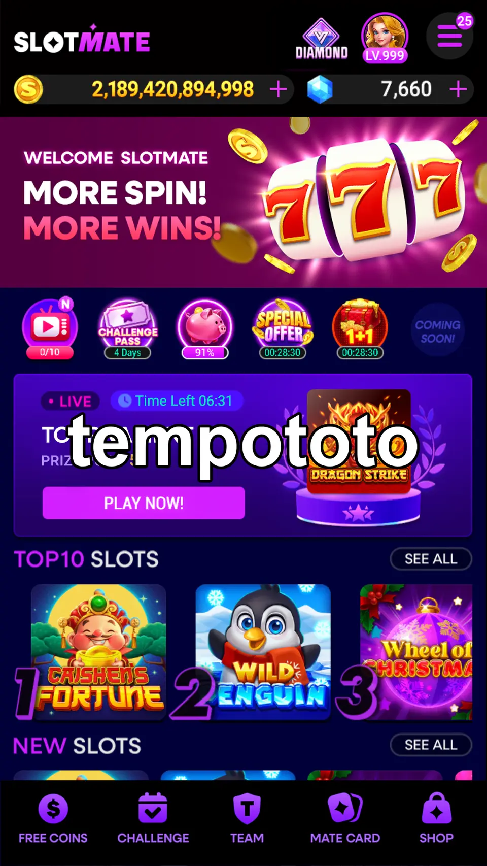 tempototo Tangkapan Layar - APK Resmi